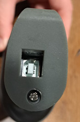 WoneNice Wireless Barcode Scanner, Portable 2.4GHz Wireless USB2.0 Wired
