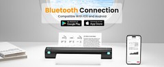 M08F Pro Portable Printer Wireless Travel Thermal US Letter Inkless Bluetooth