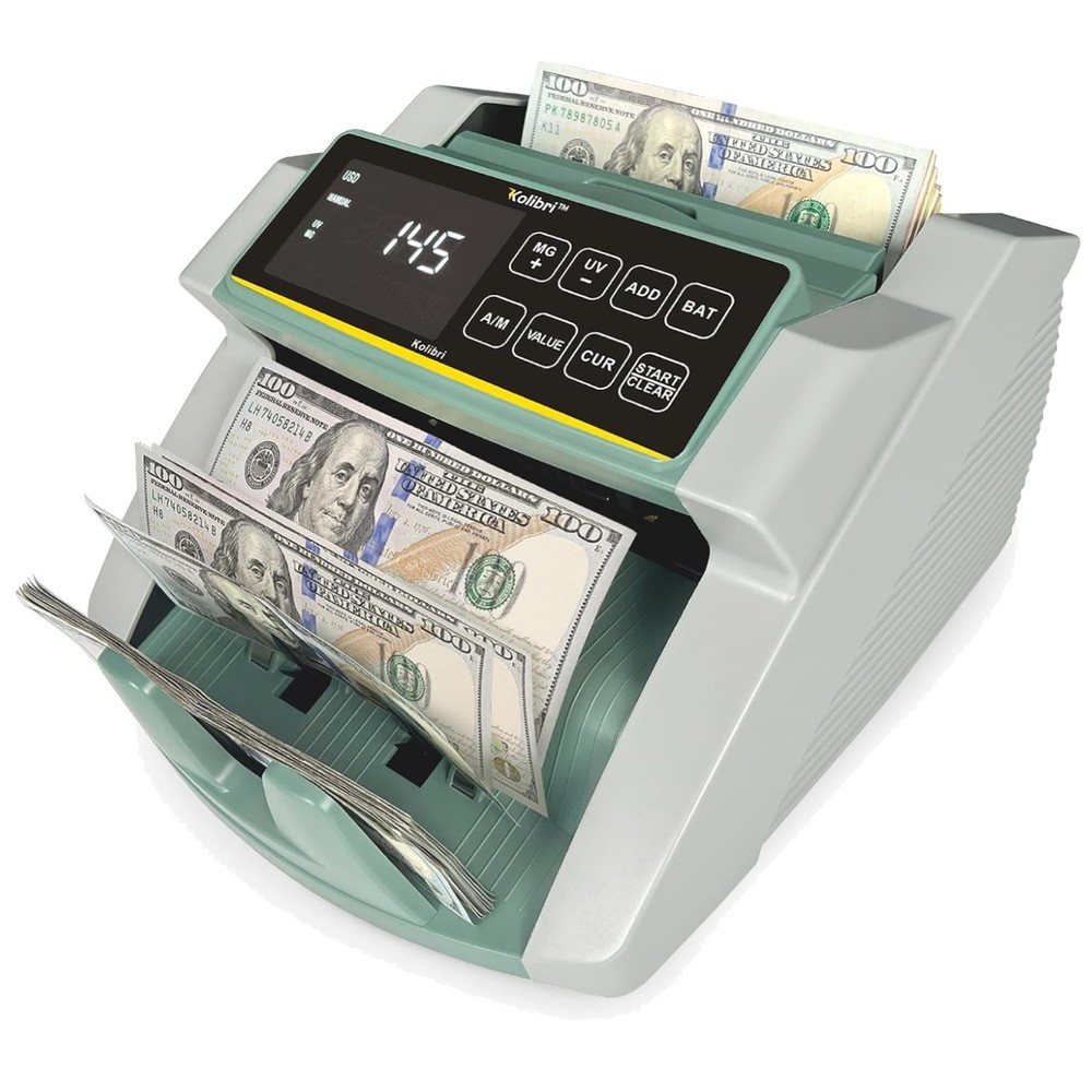 Professional Dollar Euro Bill Counter UV/MG Detection