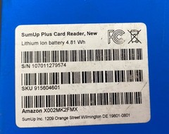 SumUp Air Card Reader – NFC RFID Credit/Debit Card Reader AIR1E213 Apple Android