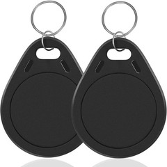Rewritable NFC Keytags – 504 Bytes, Black – Compatible with Android & iPhones