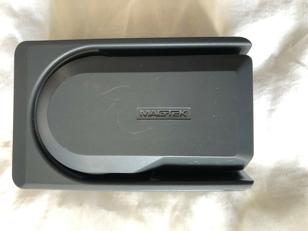 MagTek 22522003 MICR Mini RS232 Check Reader PS2 Dark
