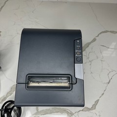 Epson Thermal Receipt Printer – TM-T88V “Tested” W Power Cord and Enternet Cable