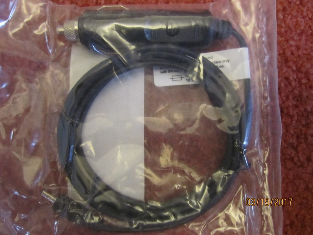 3ZEBRA PRINTER CIGARETTE LIGHTER ADAPTER FOR MZ220 MZ320 ZEBRA PRINTER BL17776-1