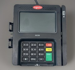 INGENICO Touch ISC250 POS Payment Credit Card Terminal w/Stylus Pen & AC Adapter