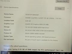 NCR 7702-2325 XR7, 15″ Touch, Intel i3 3.1ghz,8GB, 120GB SSD Windows 10 IoT LTSC