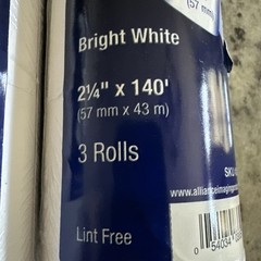 2 Alliance Bond Paper 6 Rolls 2.25 X 140′ Total For Registers Adding Machines