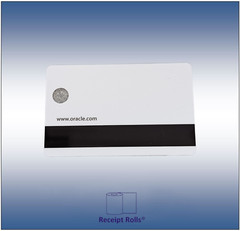 25 Genuine White Micros Oracle Magnetic Stripe Employee Swipe ID Cards