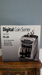 Royal Sovereign FS-2D Sort 4-Row Auto Coin Sorter Counter Tested & Working