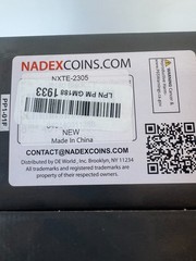 Nadex S180 Automatic Coin Counter Sorter Machine w/ Box Missing Tubes