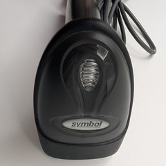 Symbol LS2208-SR20007R-NA USB Barcode Scanner with Cable Black Yellow