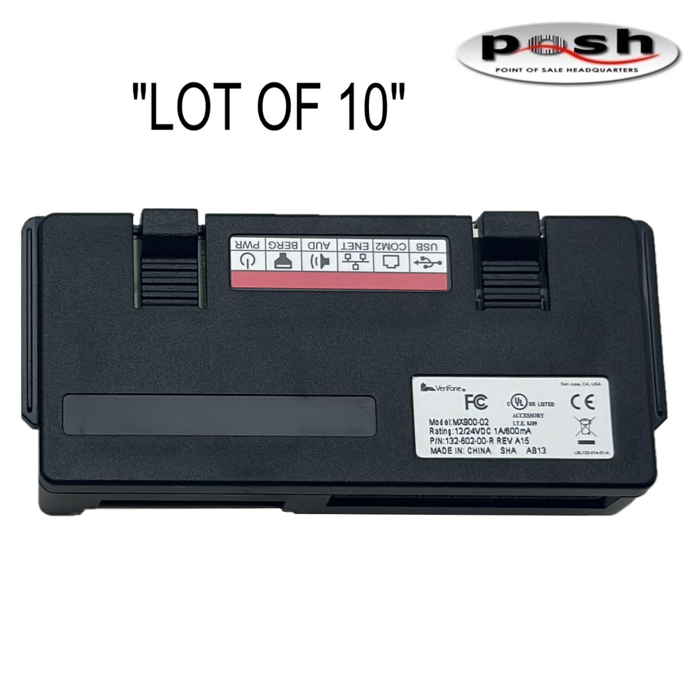 Lot of 10 – Verifone MX900-02 USB Input/Output Ethernet Module (132-602-00-R)