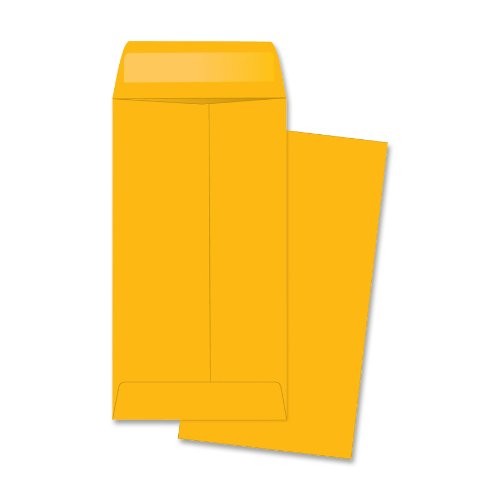 Quality Park 50762 Coin Envelopes #7 6.5″ x 3.5″ Brown Kraft 500/box