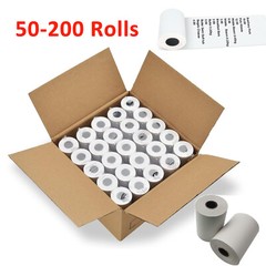 50-200 Rolls 2 1/4″ x 85′ Cash Register POS Receipt Thermal Paper Roll BPA Free