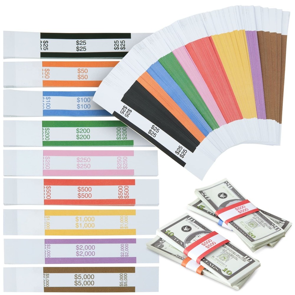 7.5 x 1.25 inches, Black, Orange, Blue, Green, Pink, Red, Yellow, Purple, Brown