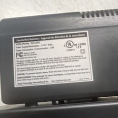 Royal Sovereign RCD-2000 Wired Counterfeit Bill Detector Machine, Plastic