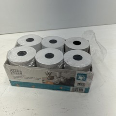 Pen+Gear 3-1/8″ x 190′ Thermal Receipt Paper Roll, 6 Count NEW In Torn Package