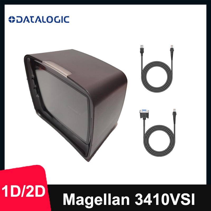 Datalogic Magellan 3410VSI HandsFree 2D Area Imager Barcode Scanner with Cable