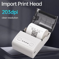 Bisofice Portable Thermal Printer 2 inch USB Receipt Bill Q9Z3