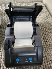 LOT OF 2 SAFESCAN TP-230 THERMAL PRINTER White and Black
