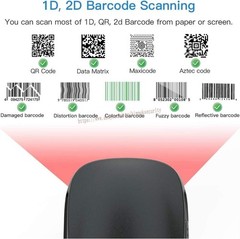Zebra DS9308-SR00004ZZWW USB/RS232 2D Desktop Handsfree Barcode Scanner w/ Cable