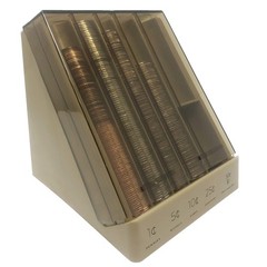 Nadex Vertical Coin Holder Pro – Coin Sorting Organizer Sorts Coins in Column…