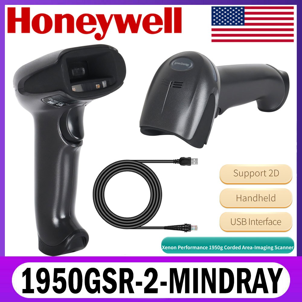 Honeywell Xenon Performance 1950GSR-2-MINDRAY 2D Area-Imaging Barcode Scanner US