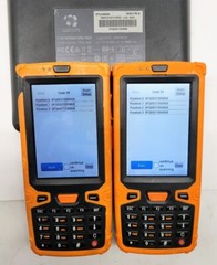 LOT OF 2 Handheld Touchscreen Barcode Scanner Terminal with Android OS HT380A