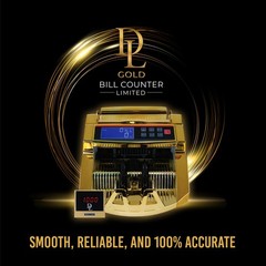 DL Gold Money Counter Machine UV/MG/IR/MT with Counterfeit Detector, Money Co…