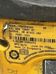 Psc Powerscan PSSR 1000 Lot Of 2 includes cables as seen in pics Untested