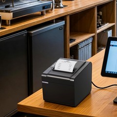 High-Speed 80mm Thermal Receipt Printer with Auto Cutter – USB & Ethernet Int…