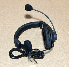 HME HS15 Intercom Headset 306G100-1 w/ Mini DIN 4 Pin Connector
