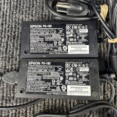 2 Genuine Epson PS-180 AC Adapters 3 Pin 24V 2.1A Power Supply with plug