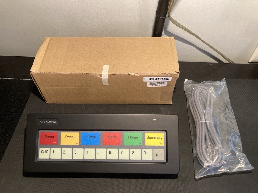 Logic Controls KB1700 Kitchen POS Display Bump Bar w/17 Programmable Button Keys