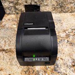 Toast POS Impact Kitchen Receipt Printer – Model TKP300 w/Power Cord – Working