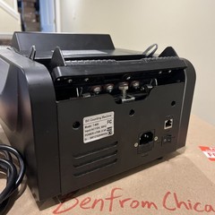 Unbranded T600 Money Counting Machine / For Parts Or Repair Only / See Video