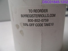 Qty = 30 Rolls: Thermal Paper Receipt Rolls 3-1/8″ x 230′