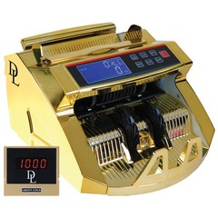 DL Gold Money Counter Machine UV/MG/IR/MT with Counterfeit Detector, Money Co…