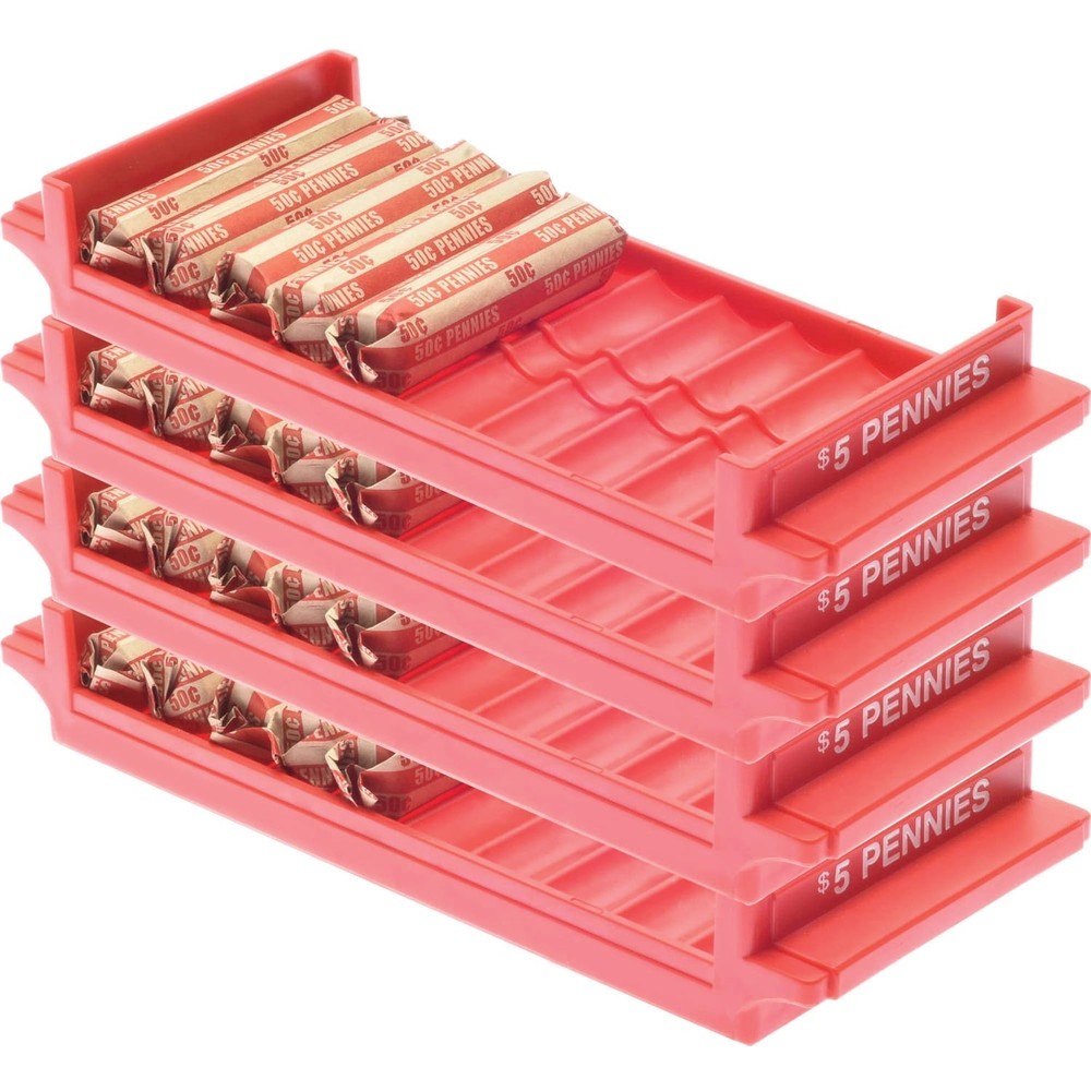 Nadex Coins NCS810094PK Coin Storage Tray Set 4 Pack