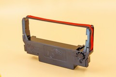 Epson Compatible ERC 30/34/38 Red/Black Cartridge Ribbons, 60 Ribbons/Box
