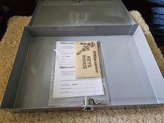 Office Depot Ultra-Slim Cash Box Security Lock 11-1/2 in x 1-7/8 in x 7-3/4 in