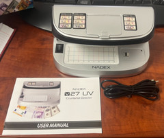 Nadex Coins V27 Desktop UV Counterfeit Detector