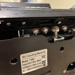 Unbranded T600 Money Counting Machine / For Parts Or Repair Only / See Video