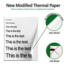 A4 Thermal Paper 100 Sheets, 8.27×11.69 Inch, Printer Compatible