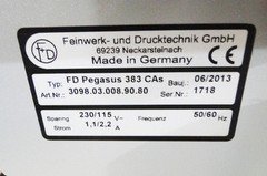 FUJITSU CAMPUS BOARDING PASS PRINTER FUD 3098020089080 Made In GERMANY Pegasus