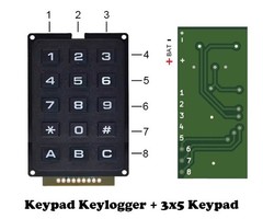 Ultra small Keypad facility keylogger 4×4 or 5×3