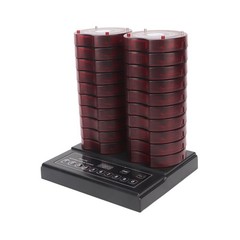 Wireless Calling System 20 Call Buttons Professional Restaurant Pager Syste PLMO
