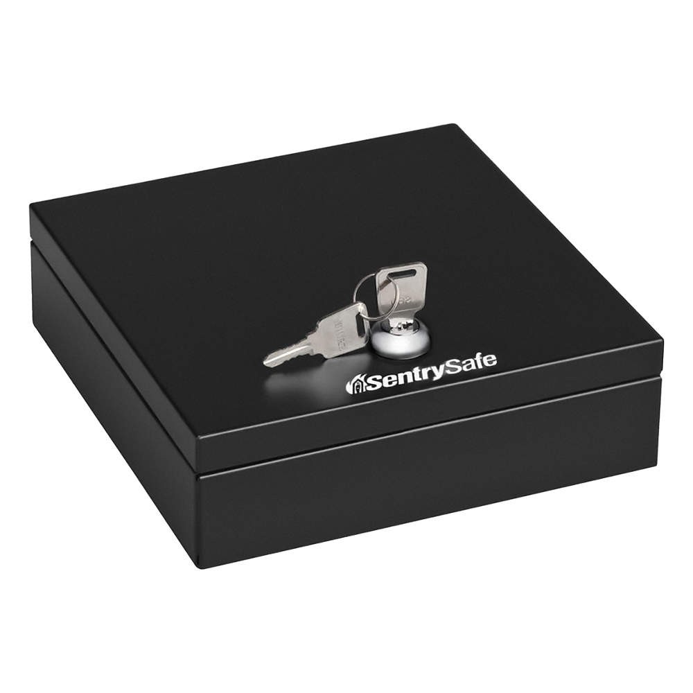 SENTRY SAFE DS-1 Drawer Safe,Steel,Key Lock,Black 29RV69