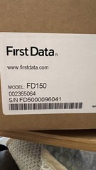 First Data FD150 EMV CTLS Credit Card Terminal