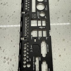 Micros POS Workstation 5A Faceplate Rear I/O Panel Cover Point Of Sale @MB86